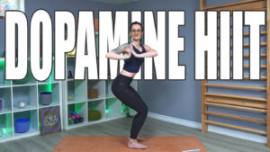 Uplifting HIIT Yoga demonstrated by Carole Carter of Living Lotus Online