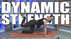 Carole Carter from Living Lotus Online demonstrates dynamic strength mat pilates