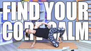 Carole Carter demonstrating Mat Pilates exercises in the Living Lotus Online studio