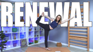 Join Carole for a core flow yoga that focuses on stretching and strengthening the lower body while also enhancing core strength and balance. This incorporates a blend of traditional yoga poses and innovative movement sequences to engage and activate the muscles of the legs, hips, and core.