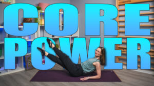 In Core Power, we hone in on deep core activation, specifically targeting the abs and muscles that stabilize the spine.