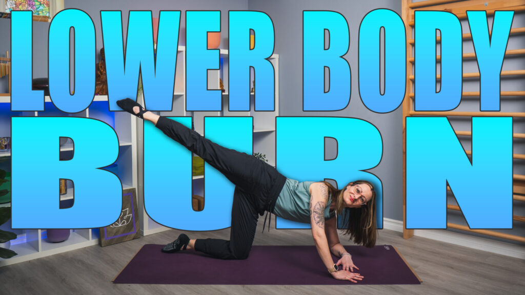 This is all about the lower body, with a special focus on the glutes—it’s a serious butt burner!