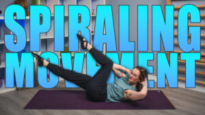 This session focuses on spiraling rotational movements to enhance flexibility, mobility, and core strength.