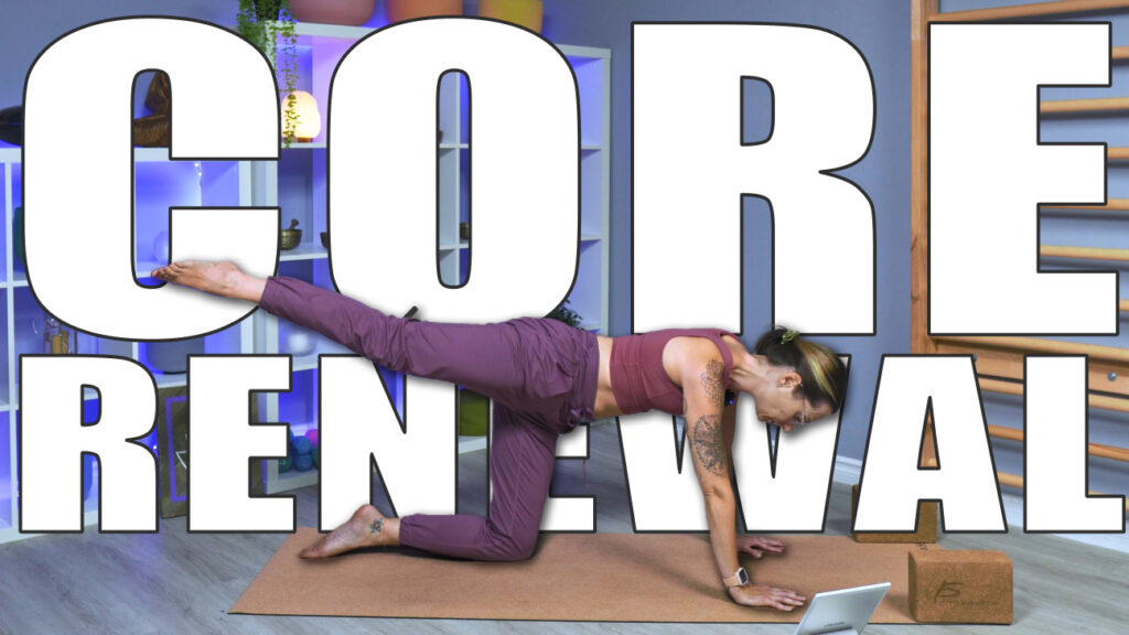 Core Renewal is an invigorating designed to awaken your inner fire and build deep core strength.