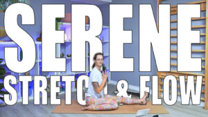 Unwind and release tension in this calming blend of Yin and Slow Flow yoga. Serene Stretch & Flow is designed to gently open and strengthen the body—focusing on the hamstrings and neck to promote flexibility, ease stiffness, and encourage deep release.