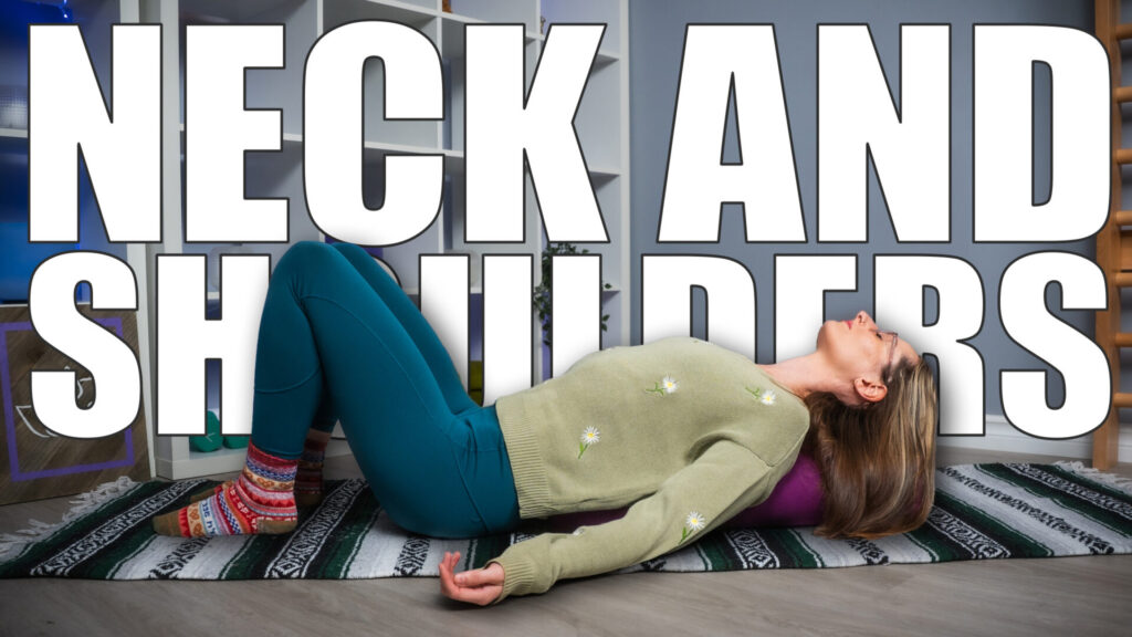 Melt away upper-body tension with soothing, supported poses that target the neck, shoulders, and upper back. Using props to cradle the body, this session includes Restorative Fish Pose, Supported Shoulder Stretch, and Side-Lying Passive Shoulder Flexion to release tightness and restore mobility. Guided breath awareness helps calm the mind and relieve stress patterns stored in the upper body. Breathwork Focus: Gentle Dirga (three-part) breathing to expand through the chest and upper ribs, inviting spaciousness and ease.