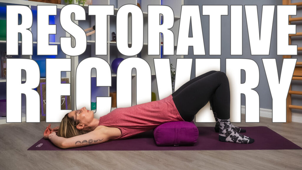 This restorative session is designed to support your nervous system and replenish energy that stress can deplete. We’ll move only as much as feels truly restorative, focusing on supported shapes, stillness, and ease. The practice uses bolsters and blankets to support the spine and hips, allowing the body to fully relax and reset.